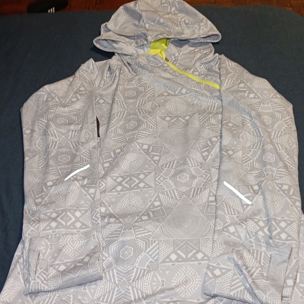 Mondetta Lime and Gray Hooded Jacket